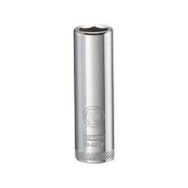 DeWALT DWMT86098OSP Deep Metric Drive Socket, 1/4 in Drive, 6-Point, 10 mm Socket, Steel