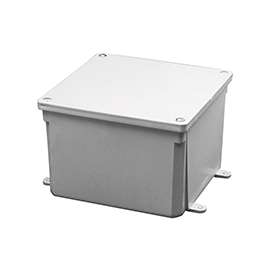 Carlon E987NR Molded Junction Box, Surface Mounting, PVC
