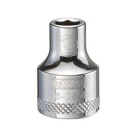DeWALT DWMT86255OSP Hand Socket, SAE Measuring, 3/8 in Drive, 6-Point, 1/4 in Socket, Vanadium Steel