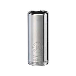 DeWALT DWMT86289OSP Deep Metric Drive Socket, 1/4 in Drive, 6-Point, 14 mm Socket, Steel