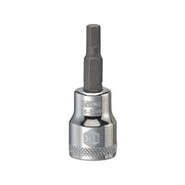 DeWALT DWMT86389OSP Fractional Hex Bit Socket, 3/16 in Tip, 3/8 in Drive, Polished Chrome Vanadium, 1-31/32 in OAL