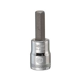 DeWALT DWMT86392OSP Fractional Hex Bit Socket, 5/16 in Tip, 3/8 in Drive, Polished Chrome Vanadium, 1-31/32 in OAL