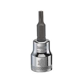 DeWALT DWMT87142OSP Torx Bit Socket, T20 Tip, 3/8 in Drive, Polished Chrome Vanadium, 1-31/32 in OAL