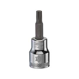 DeWALT DWMT87406OSP Torx Bit Socket, T27 Tip, 3/8 in Drive, Polished Chrome Vanadium, 1-31/32 in OAL