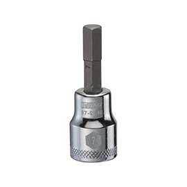 DeWALT DWMT87974OSP Fractional Hex Bit Socket, 7 mm Tip, 3/8 in Drive, Polished Chrome Vanadium, 1-31/32 in OAL