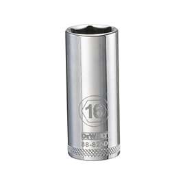 DeWALT DWMT88825OSP Drive Socket, Metric Measuring, 3/8 in Drive, 6-Point, 16 mm Socket, Vanadium Steel