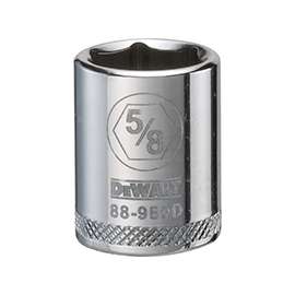 DeWALT DWMT88980OSP Hand Socket, SAE Measuring, 3/8 in Drive, 6-Point, 5/8 in Socket, Vanadium Steel