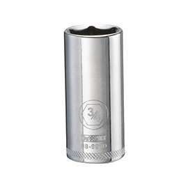 DeWALT DWMT88991OSP Drive Socket, SAE Measuring, 3/8 in Drive, 6-Point, 3/4 in Socket, Vanadium Steel