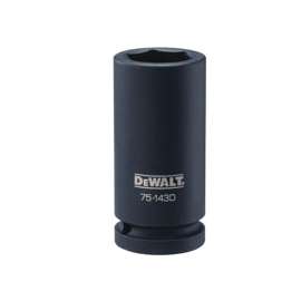 DeWALT DWMT75143OSP Impact Socket, 3/4 in Drive, 26 mm Socket, 6-Point, Black Oxide