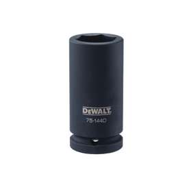 DeWALT DWMT75144OSP Impact Socket, 3/4 in Drive, 27 mm Socket, 6-Point, Black Oxide