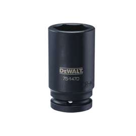 DeWALT DWMT75147OSP Impact Socket, 3/4 in Drive, 32 mm Socket, 6-Point, Black Oxide