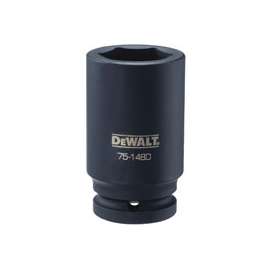 DeWALT DWMT75148OSP Impact Socket, 3/4 in Drive, 33 mm Socket, 6-Point, Black Oxide