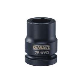 DeWALT DWMT75165OSP Impact Socket, 3/4 in Drive, 22 mm Socket, 6-Point, Black Oxide