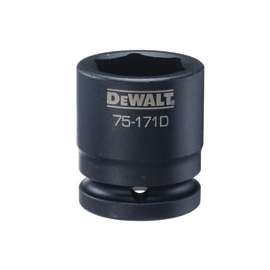 DeWALT DWMT75171OSP Impact Socket, 3/4 in Drive, 30 mm Socket, 6-Point, Black Oxide