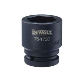 DeWALT DWMT75173OSP Impact Socket, 3/4 in Drive, 33 mm Socket, 6-Point, Black Oxide