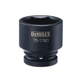 DeWALT DWMT75176OSP Impact Socket, 3/4 in Drive, 38 mm Socket, 6-Point, Black Oxide
