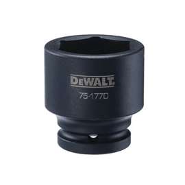 DeWALT DWMT75177OSP Impact Socket, 3/4 in Drive, 41 mm Socket, 6-Point, Black Oxide