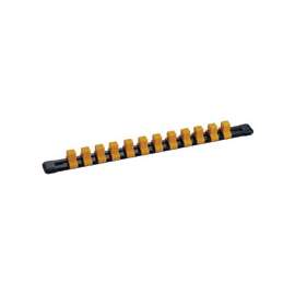 DeWALT DWMT75262OSP Socket Clip Rail, 12-Drive Clip, 14 in L, Aluminum