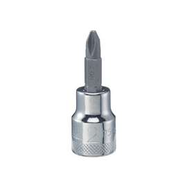 DeWALT DWMT75447OSP Phillips Screwdriver Bit Socket, #2 Tip, 3/8 in Drive, Polished Chrome Vanadium