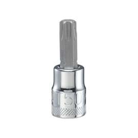 DeWALT DWMT74619OSP Torx Bit Socket, T50 Tip, 3/8 in Drive, Polished Chrome Vanadium, 1-31/32 in OAL