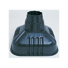 SQUAREFOOT SF 22 Concrete Footing Form with Flange, 16.6 in L, Plastic
