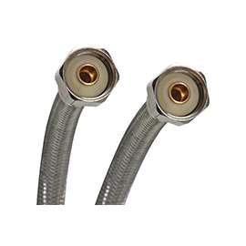 Fluidmaster B4FV16 Water Supply Connector, 1/2 in FIP, 1000 psi, Vinyl