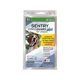 SENTRY Fiproguard Plus 03161 Flea and Tick Squeeze-On, 3 Count