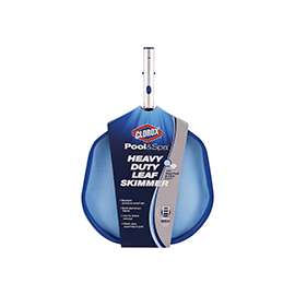 Clorox Pool & Spa 94200CLX Heavy-Duty Leaf Skimmer, Aluminum Frame