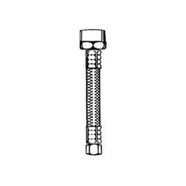 Plumb Pak EZ Series PP23841 Sink Supply Tube, 3/8 in Flare Inlet, 1/2 in FIP Outlet, 20 in L