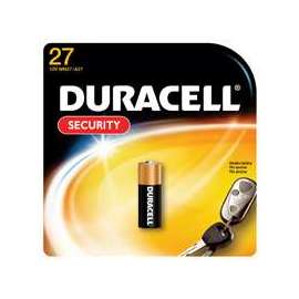 Duracell MN27BPK Alkaline Battery, MN27, Alkaline Manganese Dioxide, 12 V