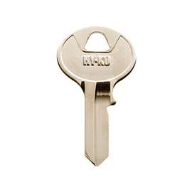 Hy-Ko 11010VR3 Key Blank, Brass, Nickel Plated