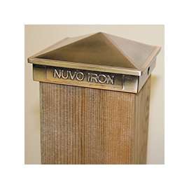 Nuvo Iron PCP16CP Pyramid Post Cap, 8 in L, 8 in W
