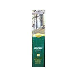 Nuvo Iron SQPS36 Square Tubing Baluster, 36 in L, Steel