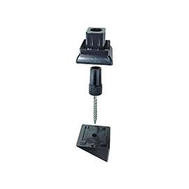 Nuvo Iron SQMSRA Stair Rail Connector, Steel