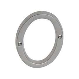 Schlage SC2-3006-619 House Number, Character 0, 4 in H Character, Nickel Character