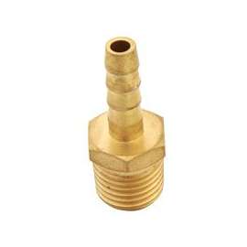 ProSource Hose Plug, 1/4 In, Mnpt, Brass