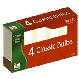 HW 4PKC9 WHT Cera Bulb