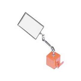 Heavy Duty Inspection Mirrors, 2 1/8 in x 3 1/2 in, All-Angle Ball Joint Handle