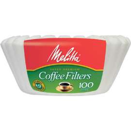 100CT WHT Basket Filter