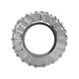 SELKIRK 106810 Storm Collar, 6 in Vent Hole, Galvanized Steel