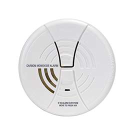 FIRST ALERT CO250B Carbon Monoxide Alarm, Battery, White
