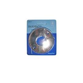 Plumb Pak PP857-3 Floor and Ceiling Plate, Plastic, Chrome