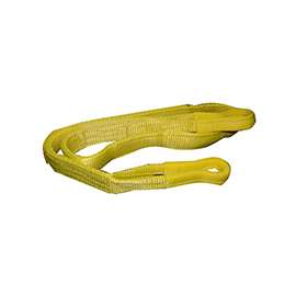 S-Line 20-EE2-9803X12 Lifting Sling, 12 ft L, 3 in W, 2-Ply, Polyester, Gray