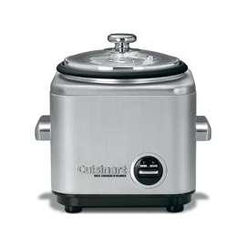 Cuisinart CRC-400 Rice Cooker, 4 Cups Capacity, Stainless Steel, Brushed Chrome