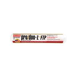 WOOSTER RR666-14 Paint Roller Cover, 3/8 in Thick Nap, Fabric Cover, White
