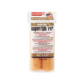 WOOSTER RR942-6 1/2 Paint Roller Cover, 1/2 in Thick Nap, Fabric Cover, Lager