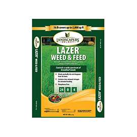 TurfCare LAZER 902728 Weed and Feed Fertilizer, 16 lb Bag