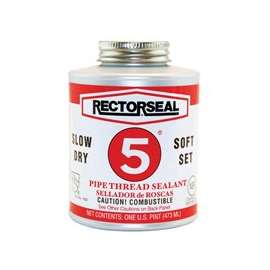 RectorSeal No. 5 25631 Thread Sealant, Yellow, 0.25 pt Can
