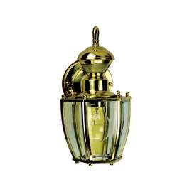 Heath Zenith HZ-4170-PB Motion Activated Decorative Light, 120 V, Incandescent Lamp