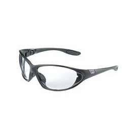 Seismic Sealed Eyewear, Clear Lens, Polycarbonate, Hard Coat, Black Frame